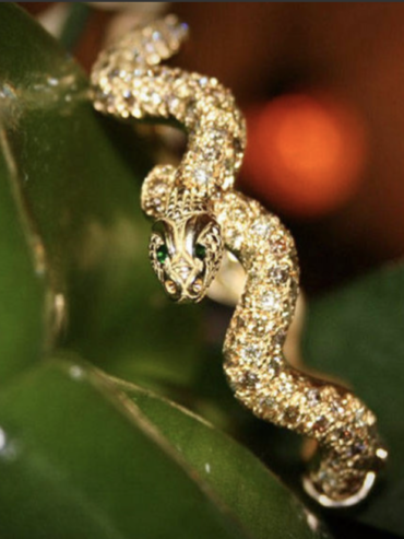 Gold Jewelry, snake in gold